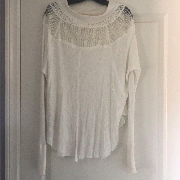 Free people long sleeve with lace - Picture 4 of 5